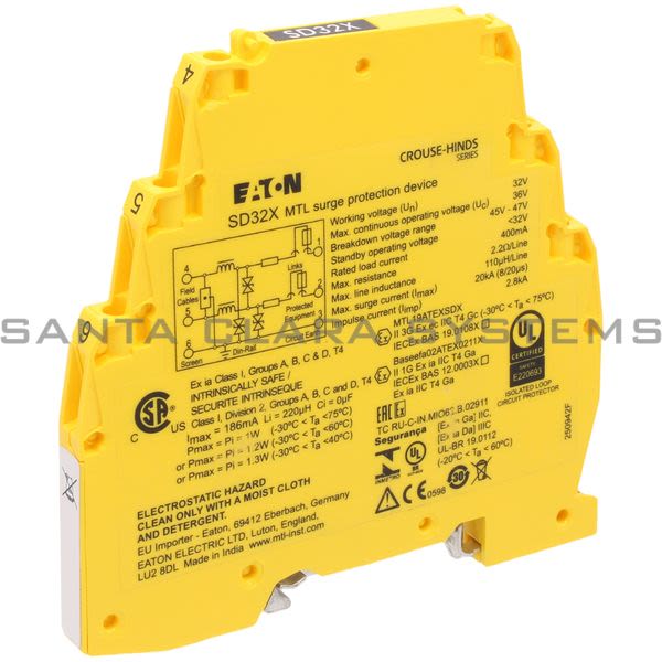 MTL SD32X  Surge Protector Product Image