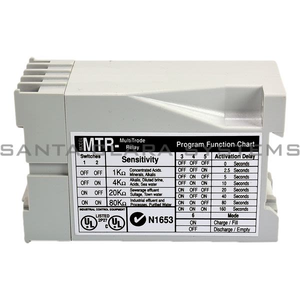 MultiTrode MTR-3 Liquid Level Control Relay Product Image