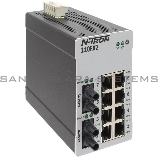 N-Tron 110FX2-ST  EtherNet Switch Product Image