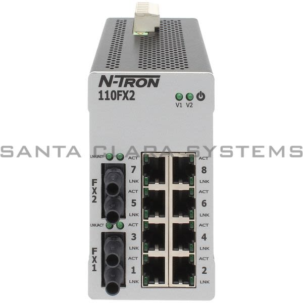 N-Tron 110FX2-ST  EtherNet Switch Product Image