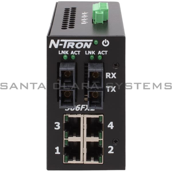N-Tron 306FX2-N-SC Industrial Ethernet Switch Product Image