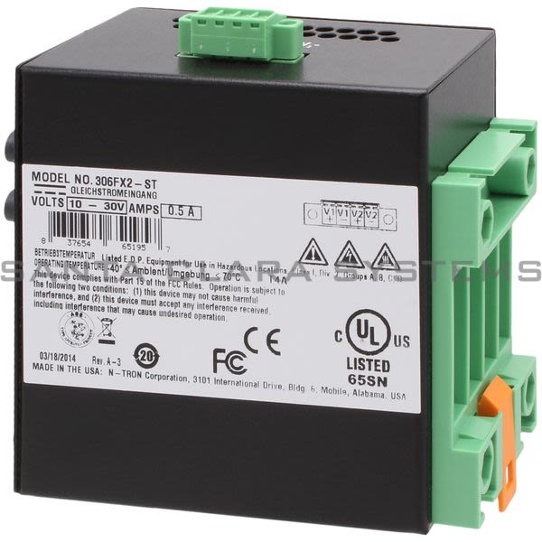 N-Tron 306FX2-ST Industrial Ethernet Switch Product Image