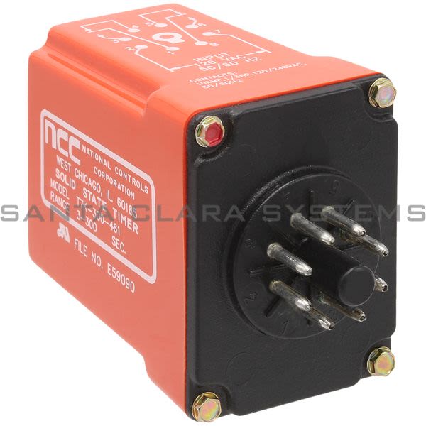 National Controls CKK-00300-461  Timer Relay | 3-300 SECOND TIME RANGE Product Image