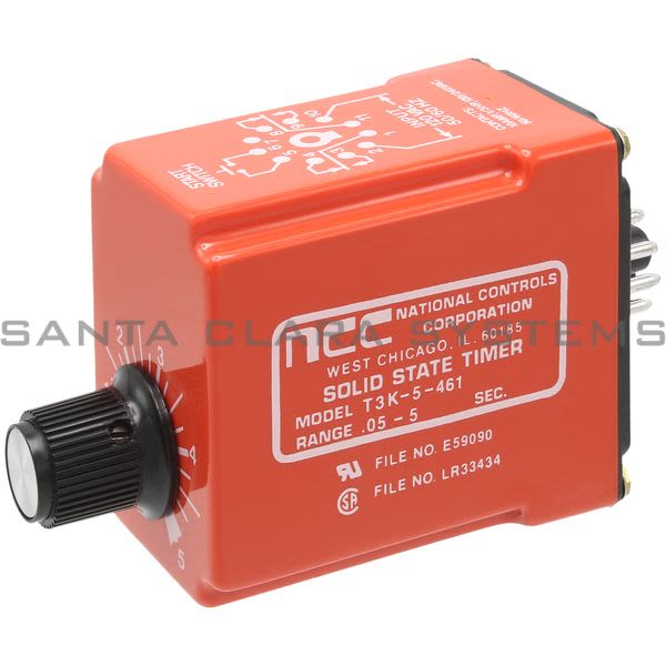 National Controls T3K-00005-461  TIME DELAY RELAY | .05-5 SECOND RANGE Product Image