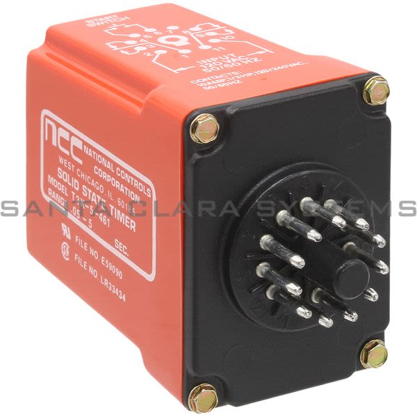 National Controls T3K-00005-461  TIME DELAY RELAY | .05-5 SECOND RANGE Product Image