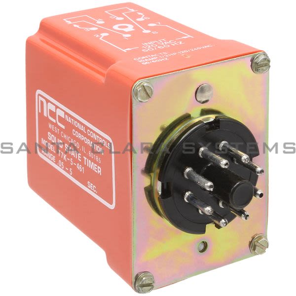 National Controls T7K-00005-461  TIME DELAY RELAY | .05-5 SECOND RANGE Product Image