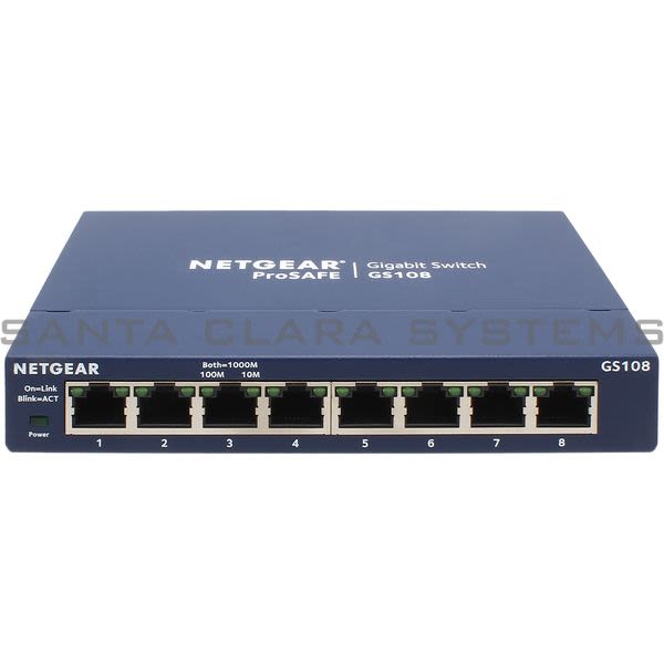 Netgear GS108V4 Ethernet Switch Product Image