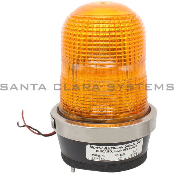 North American Signal Co. ST650-A Amber Strobe Light  Product Image