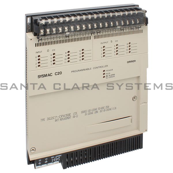 Omron 3G2C7-CPU38E Programmable Controller | Sysmac C20-CPU38E Product Image