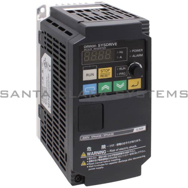 Omron 3G3JX-AE002 JX Frequency Inverter Product Image