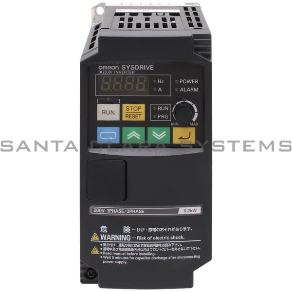Omron 3G3JX-AE002 JX Frequency Inverter Product Image
