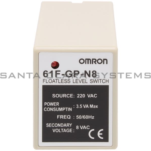 Omron 61F-GP-N8-220VAC Floatless Level Switch Product Image