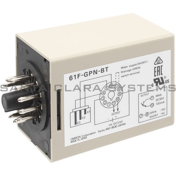 Omron 61F-GPN-BT-DC24V Floatless Level Switch Product Image