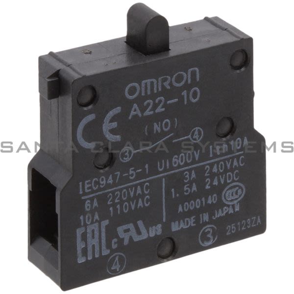 Omron A22-10 Switch Block Product Image