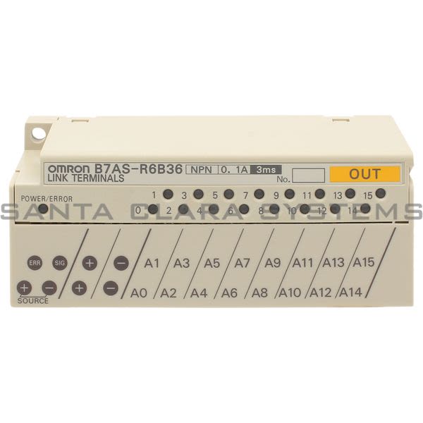 Omron B7AS-R6B36  Output Module Product Image