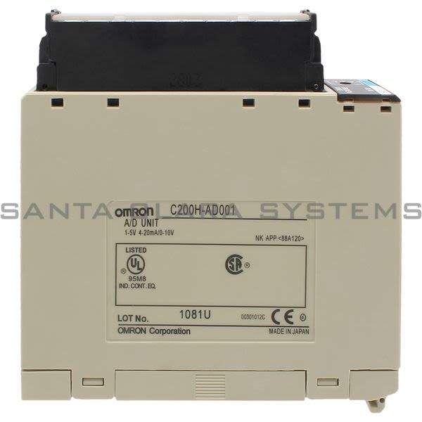 Omron C200H-AD001  Analog I/O Unit | Sysmac Product Image