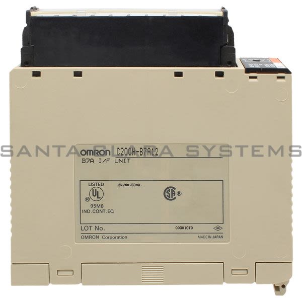 Omron C200H-B7A12 Input I/O Module Product Image