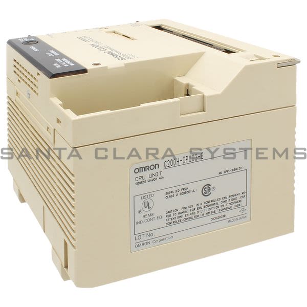Omron C200H-CPU03-E  Programmable Controller | Sysmac Product Image