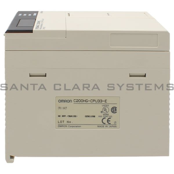 Omron C200HG-CPU33-E Programmable Controller | Sysmac Product Image