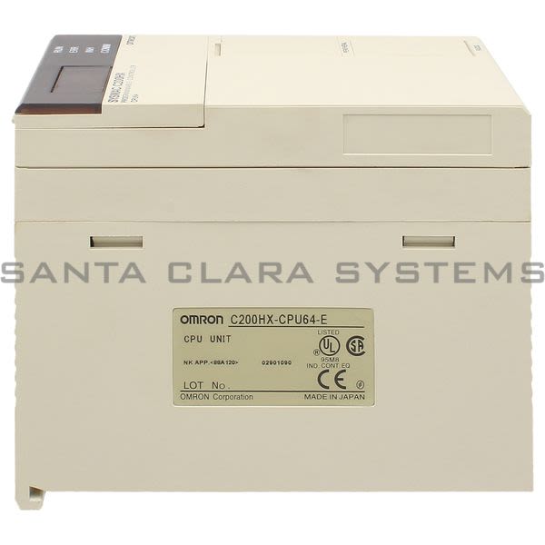 Omron C200HX-CPU64-E Programmable Controller | Sysmac Product Image