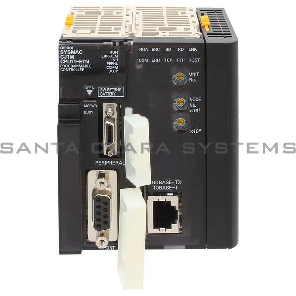 Omron CJ1M-CPU11-ETN Programmable Controller | Sysmac Product Image