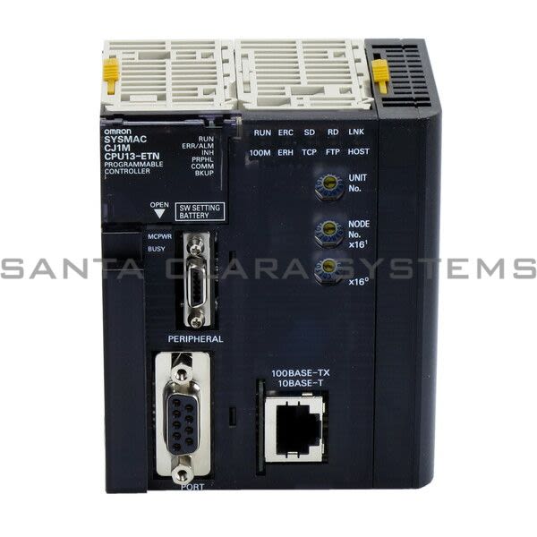 Omron CJ1M-CPU13-ETN CPU With Built-In Ethernet Product Image