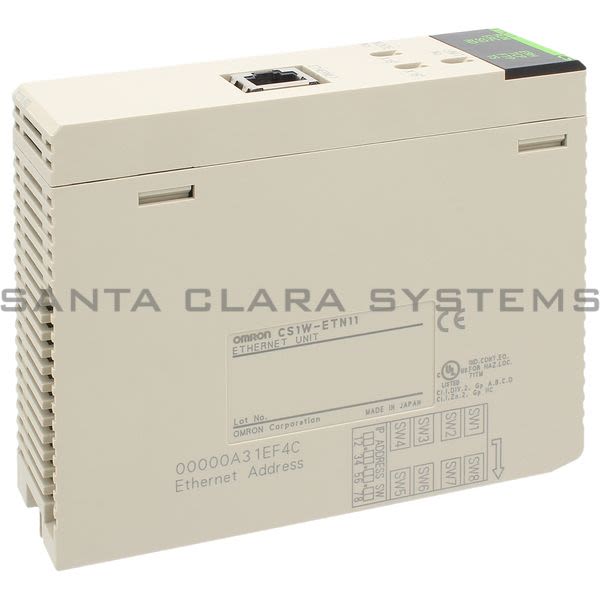 Omron CS1W-ETN11 Ethernet Unit 10Base-T Product Image