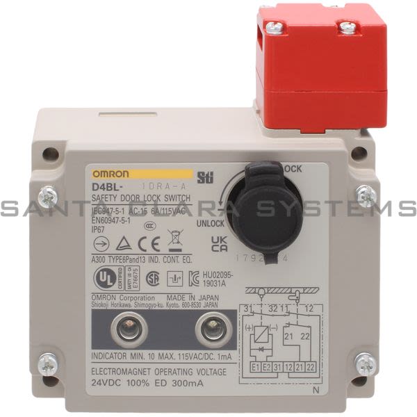 Omron D4BL-1DRA-A Electronic Door Lock Product Image