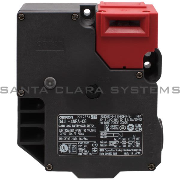 Omron D4JL-4NFA-C6 Guard Lock Safety Door Switch Product Image