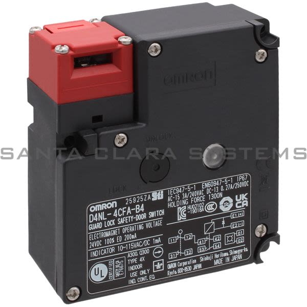 Omron D4NL-4CFA-B4 Limit Switch Product Image