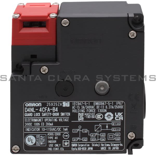 Omron D4NL-4CFA-B4 Limit Switch Product Image