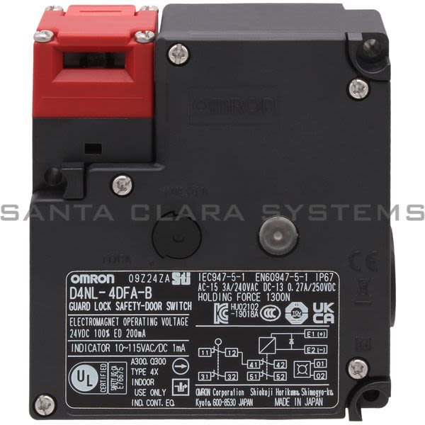 Omron D4NL-4DFA-B Safety Limit Switch  Product Image