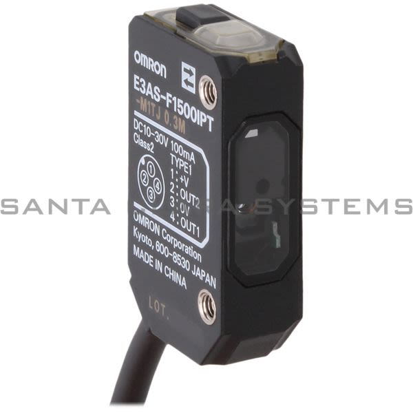 Omron E3AS-F1500IPT-M1TJ0.3M Time of Flight Photoelectric Sensor Product Image