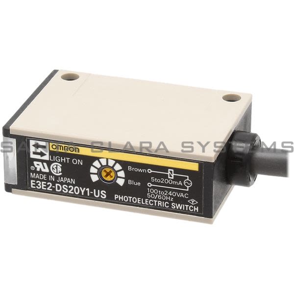 Omron E3E2-DS20Y1-US Photoelectric Sensor Product Image