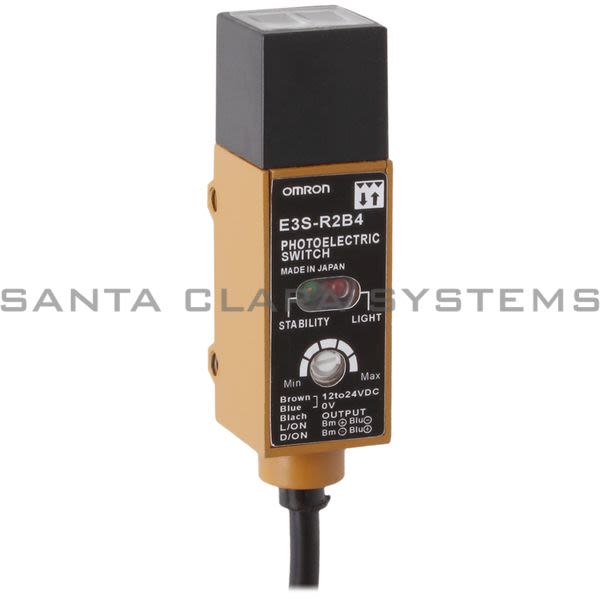 Omron E3S-R2B4 Proximity Sensor Photoelectric Light On/Dark On PNP 200cm 10.8V to 26.4V 3-PIN Product Image