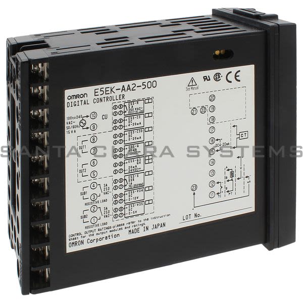 Omron E5EK-AA2-500-AC100-240 Digital Contoller Multi-Range 100 to 240 V AC Product Image