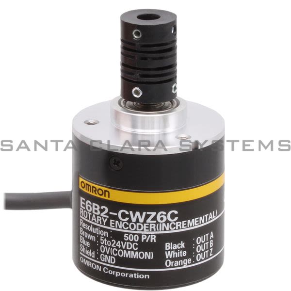 Omron E6B2-CWZ6C-500-P-R-2M Rotary Encoder 5 to 24 VDC 500 P/R Product Image