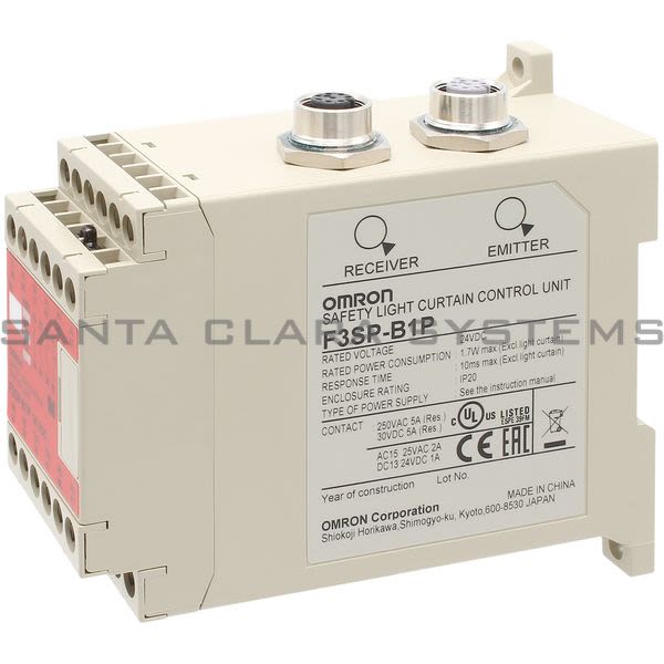 Omron F3SP-B1P Safety Light Curtain Control Unit Product Image