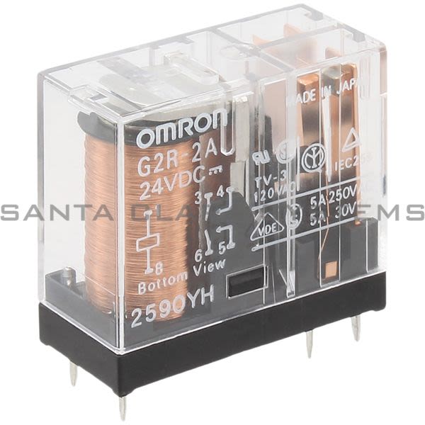 Omron G2R-2A Relay, 24VDC Product Image
