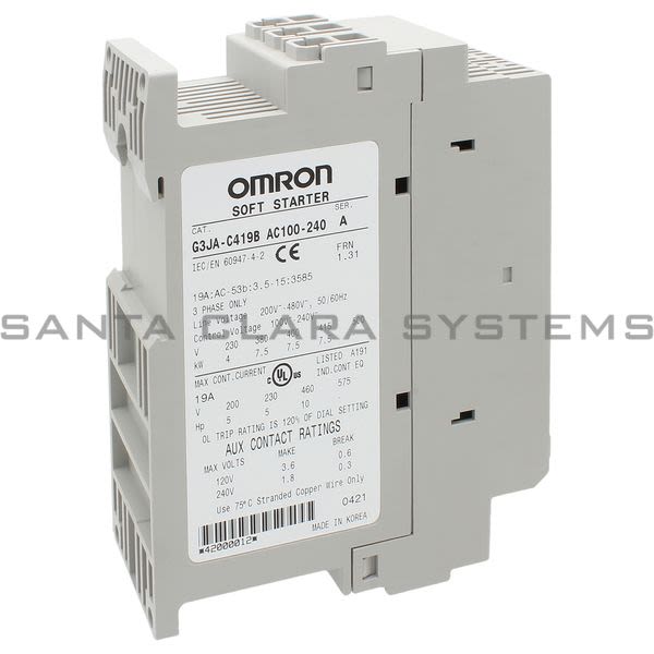 Omron G3JA-C419B-AC100-240 Soft Starter Product Image