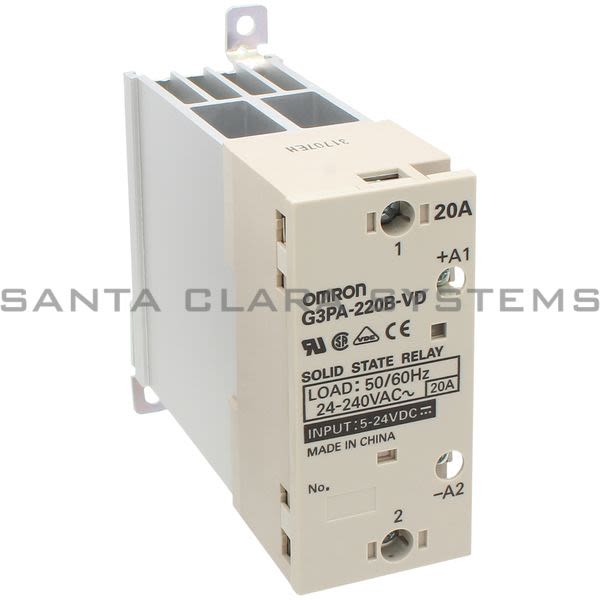 Omron G3PA-220B-VD-DC5-24 Solid State Relay 5-24 VDC Product Image