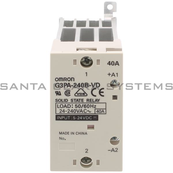 Omron G3PA-240B-VD-DC5-24 Solid State Relay Product Image
