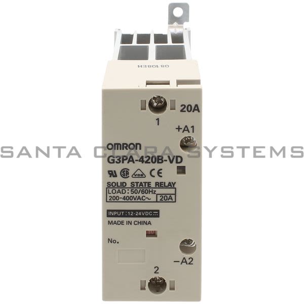 Omron G3PA-420B-VD Solid State Relay Product Image