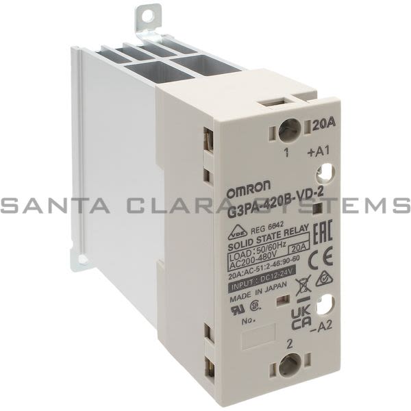 Omron G3PA-420B-VD-2 Solid State Relay Product Image