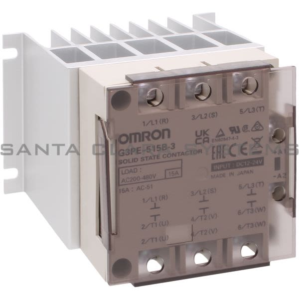 Omron G3PE-515B-3-DC12-24 Solid State Relay Product Image