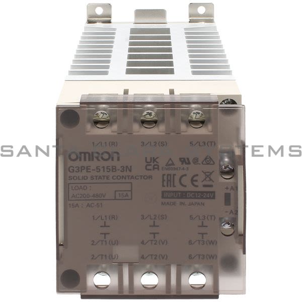 Omron G3PE-515B-3N-DC12-24 Solid State Relay Product Image
