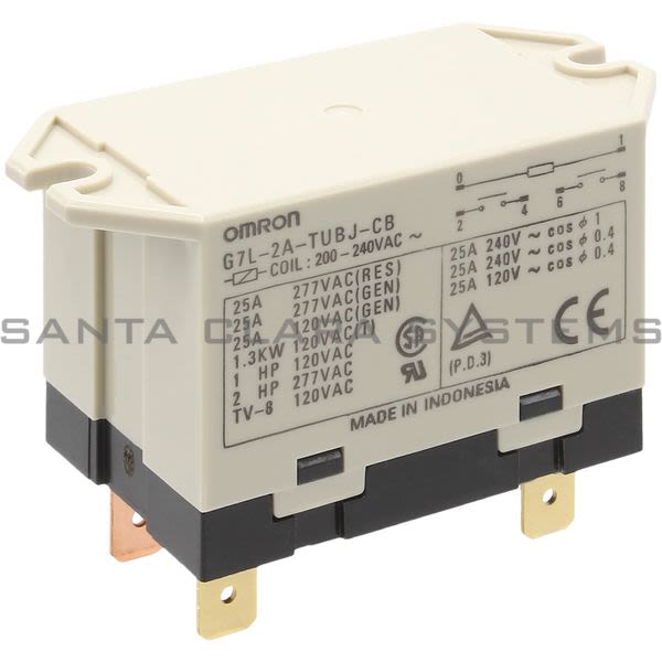 Omron G7L-2A-TUB-J-CB-AC200-240 Relay Product Image