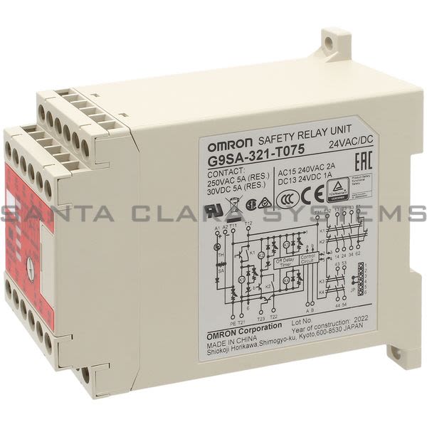 Omron G9SA-321-T075-AC-DC24 Safety Relay Product Image