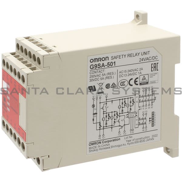 Omron G9SA-501-AC-DC24  Safety Relay Unit Product Image