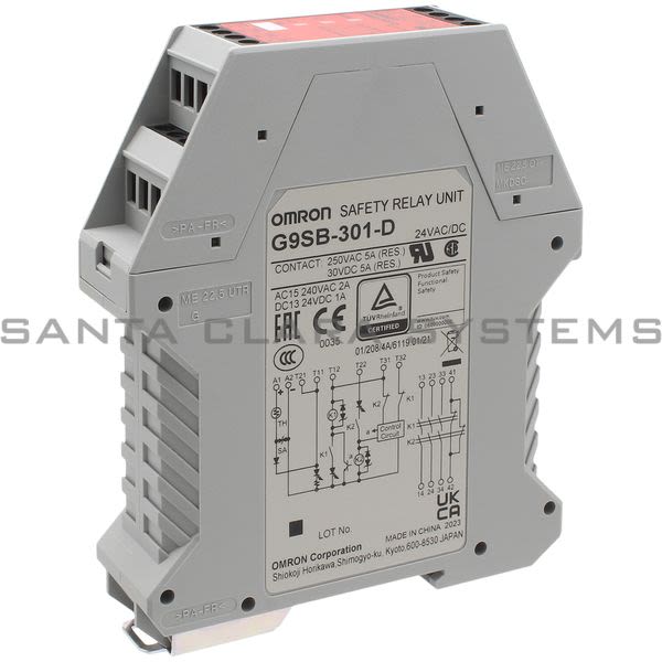 Omron G9SB-301-D-AC-DC24 Safety Relay Product Image